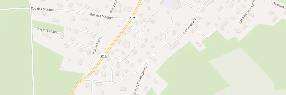 Plan du 3 Imp du Canton à Écot