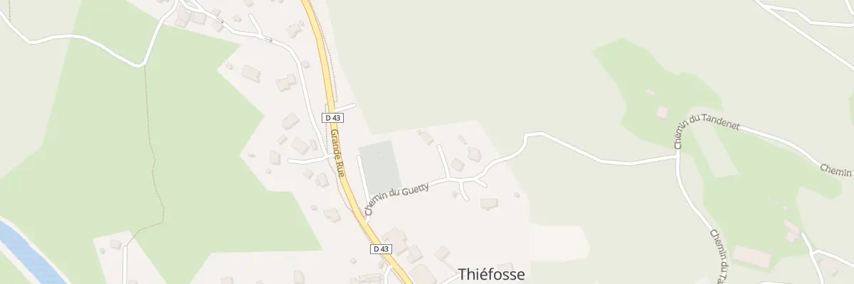 Plan du 1 Che du Geutty à Thiéfosse