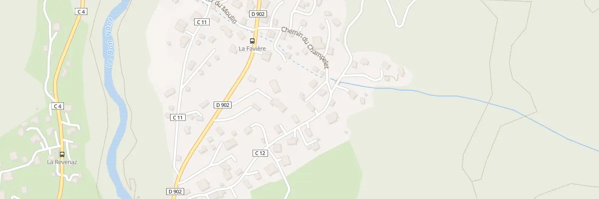 Plan du 361 Che de Champelet aux Contamines-Montjoie