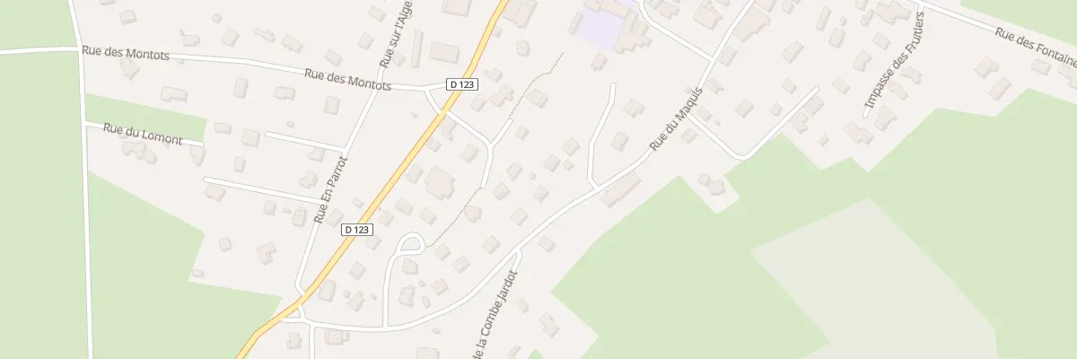 Plan du 16 Rue du Maquis à Écot