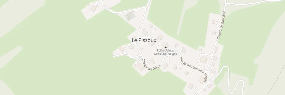 Plan du 702A Le Pissoux à Villers-le-Lac