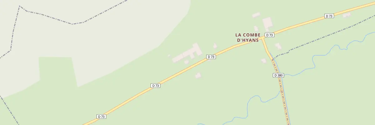 Plan du 9 Hameau de la Combe d’Hyans à Neuchâtel-Urtière