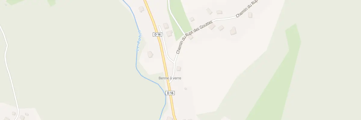 Plan du 2 Che du Rupt des Gouttes à Plancher-Bas