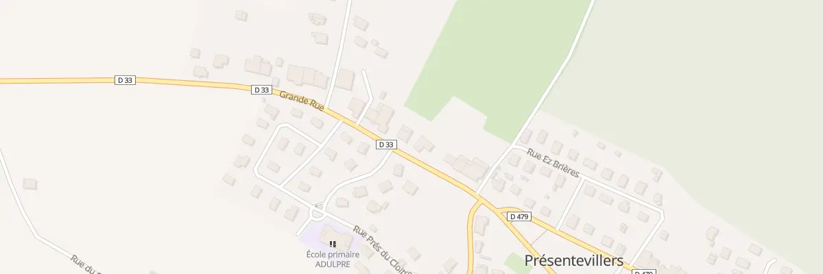 Plan du 4 Gr Grande Rue à Présentevillers