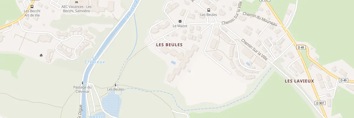 Plan du 517 Che de sur la Ville à Samoëns