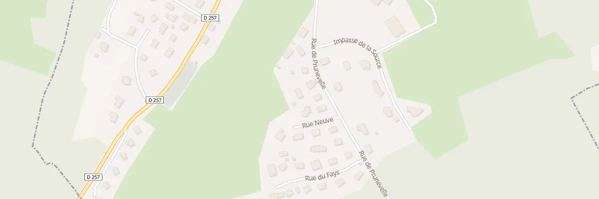 Plan du 20 Rue de Prunevelle à Dampierre-sur-le-Doubs