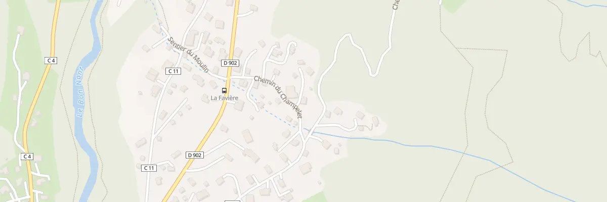 Plan du 402 Che de Champelet aux Contamines-Montjoie