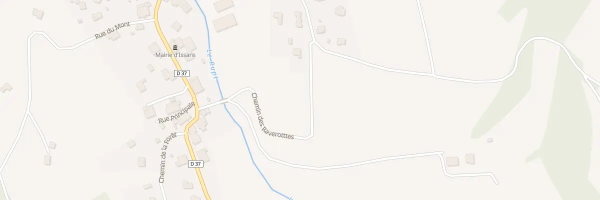 Plan du 6 Che de Montevillers à Issans