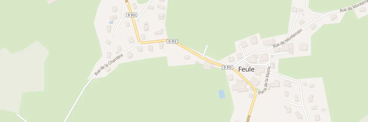 Plan du 3 Rue de Solemont à Feule