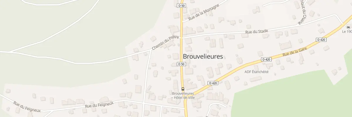 Plan du 23 Rue de l’Hôtel de Ville à Brouvelieures