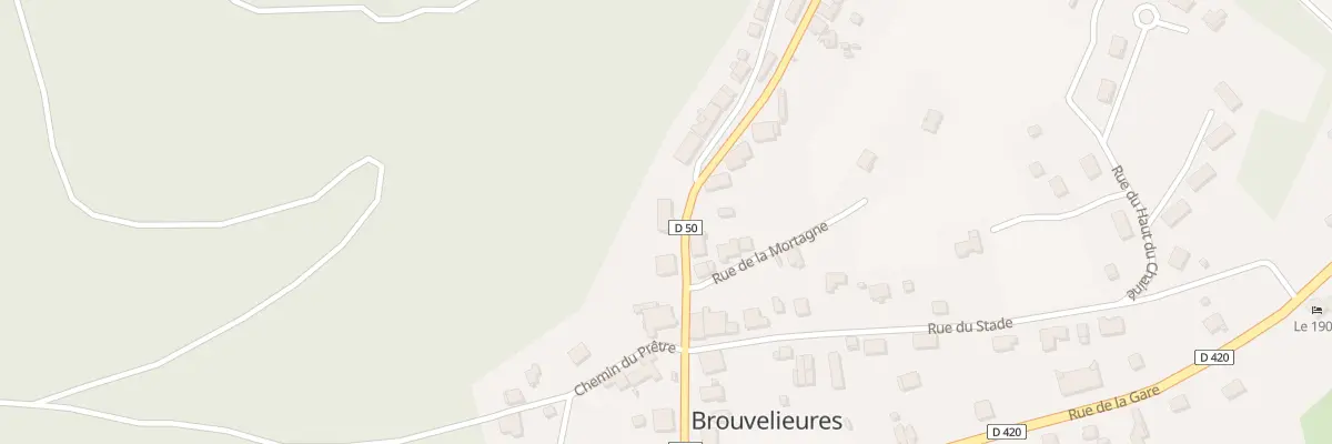 Plan du 3 Rue des Forges à Brouvelieures