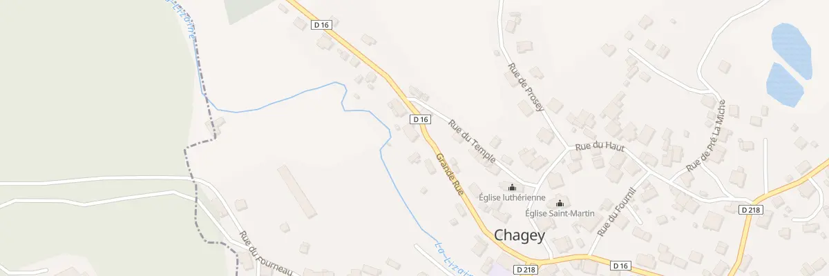 Plan du 45 Gr Grande Rue à Chagey