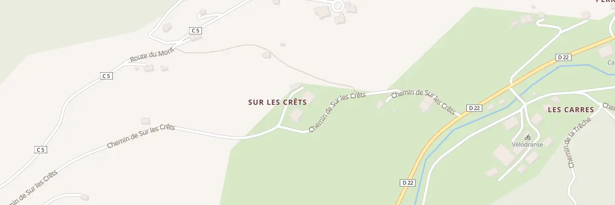 Plan du 531 Che de Sur les Crêts à Abondance