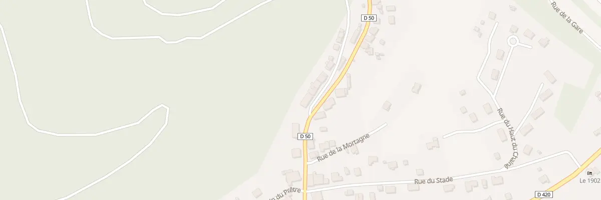 Plan du 1 Rue de l’Adjudant Chef Leroy à Brouvelieures