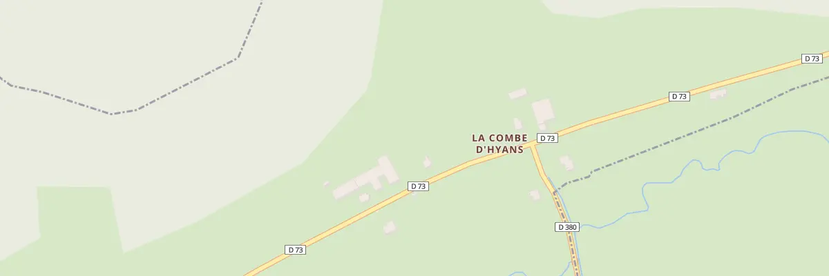 Plan du 5 Hameau de la Combe d’Hyans à Neuchâtel-Urtière