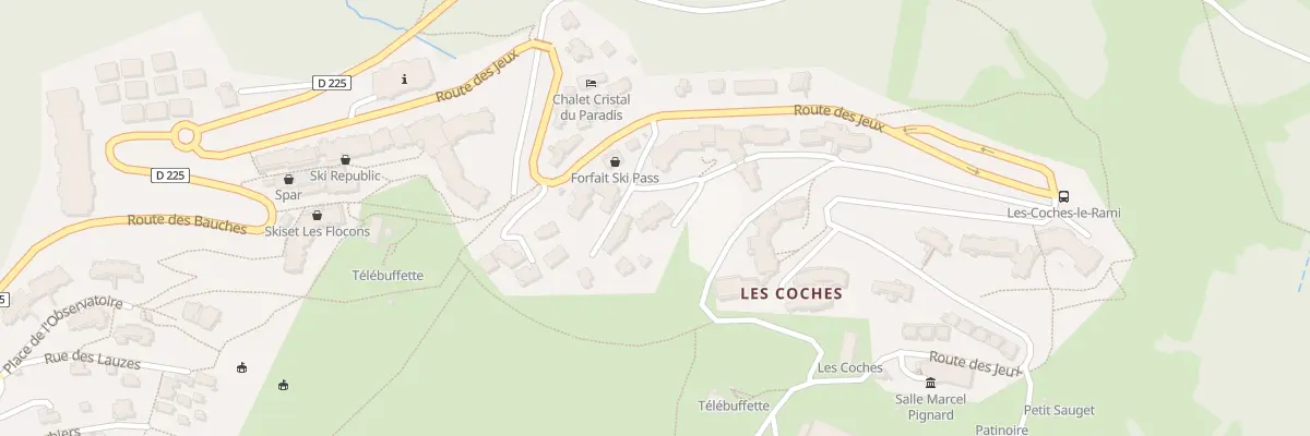 Plan du 2 Imp des Larges à La Plagne Tarentaise