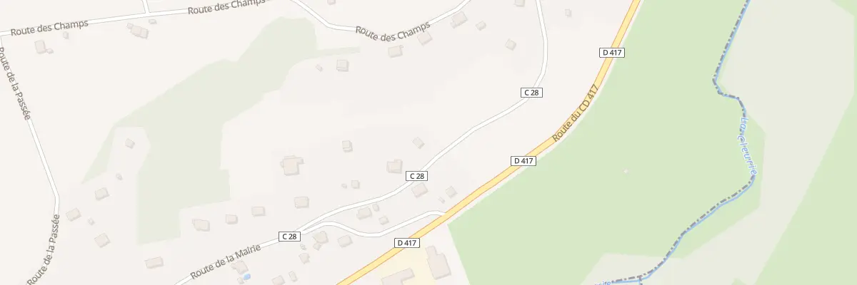 Plan du 21 Rte de la Mairie à La Forge