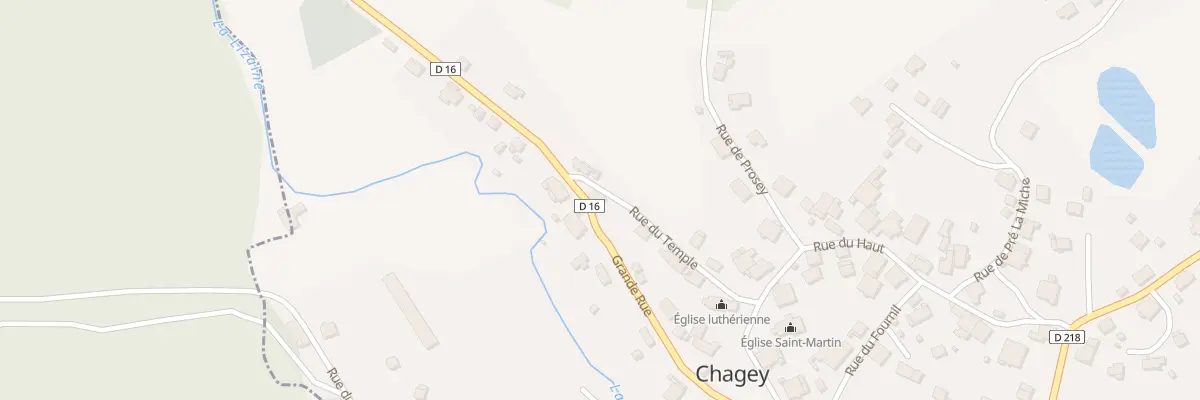 Plan du 50 Gr Grande Rue à Chagey
