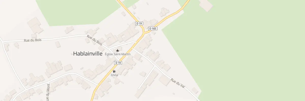 Plan du 1 Rue du Val à Hablainville