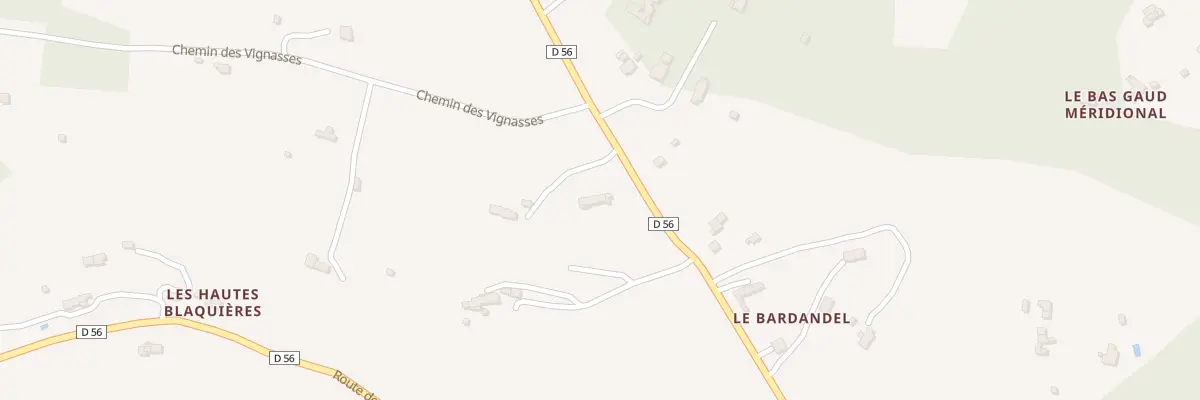 Plan du 3857 Rte de Callian à Mons