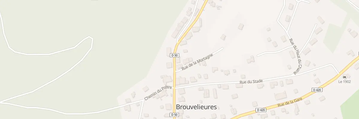 Plan du 4 Rue des Forges à Brouvelieures