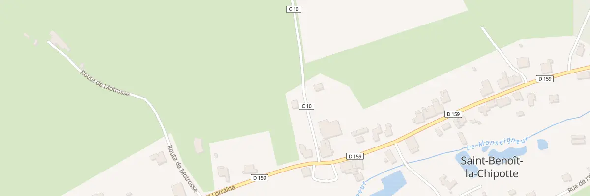 Plan du 1 Rte de la Haye à Saint-Benoît-la-Chipotte