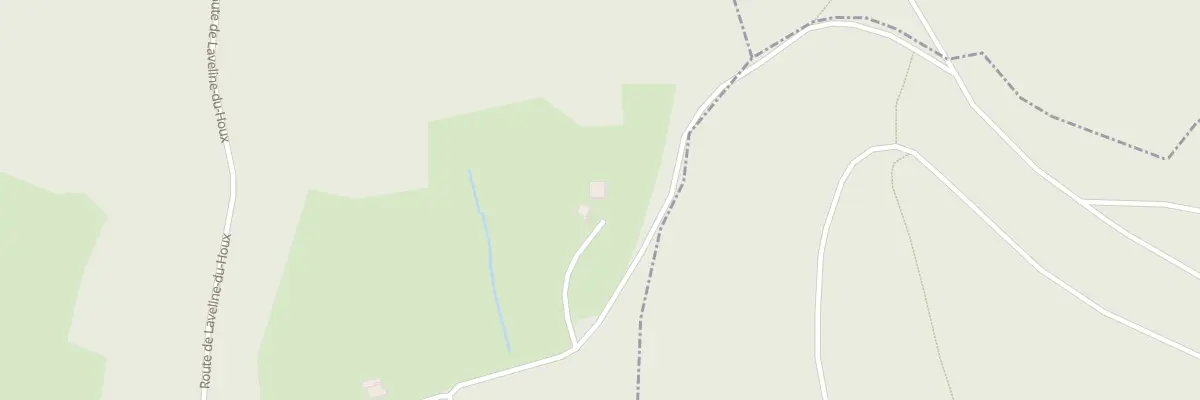 Plan du 3 Rte de Menemont à Laveline-du-Houx