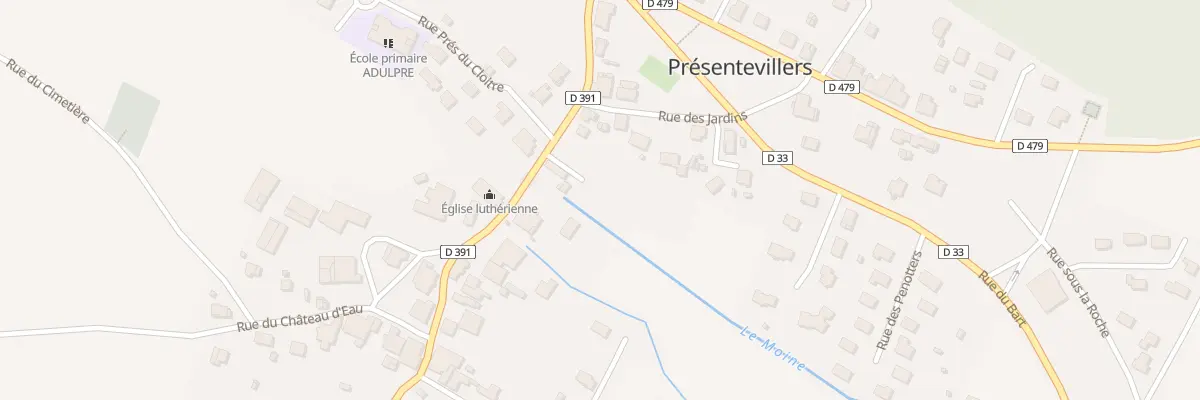Plan du 11 Rue de Bavans à Présentevillers