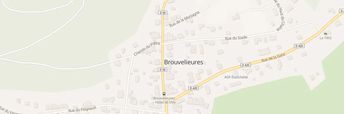 Plan du 24 Rue de l’Hôtel de Ville à Brouvelieures