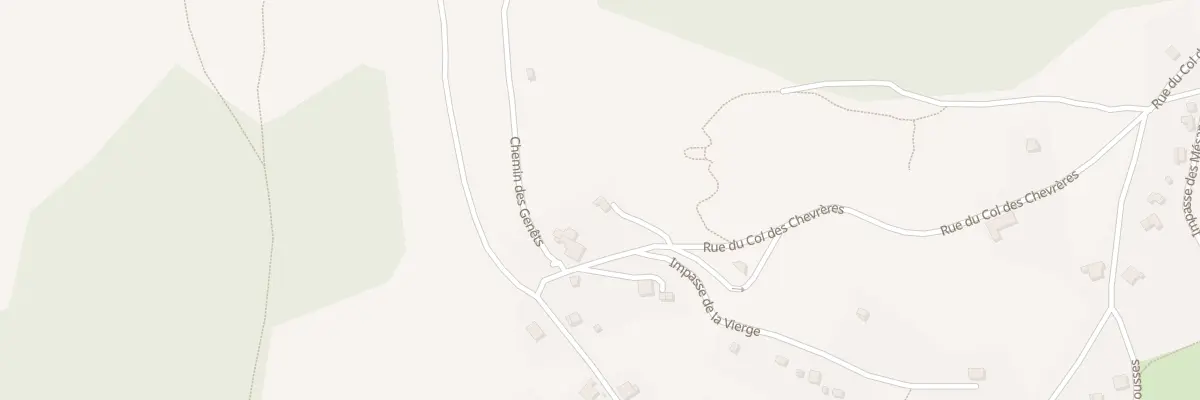Plan du 9 Rue du Col des Chevreres à Belfahy