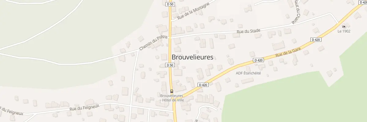 Plan du 22 Rue de l’Hôtel de Ville à Brouvelieures