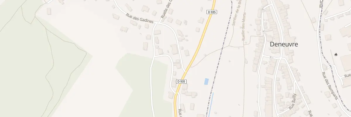 Plan du 3 Rue des Gadines à Baccarat