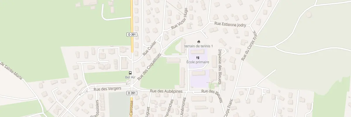 Plan du 13 Rue des Coquelicots à Bavans