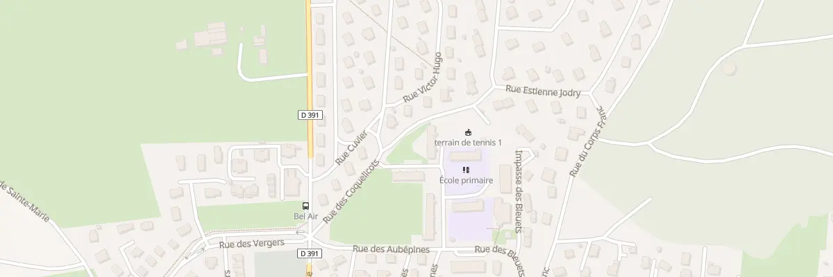 Plan du 17 Rue des Anémones à Bavans