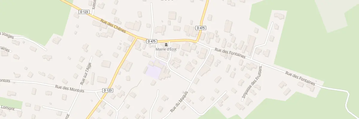 Plan du 3B Rue de l’Eglise à Écot