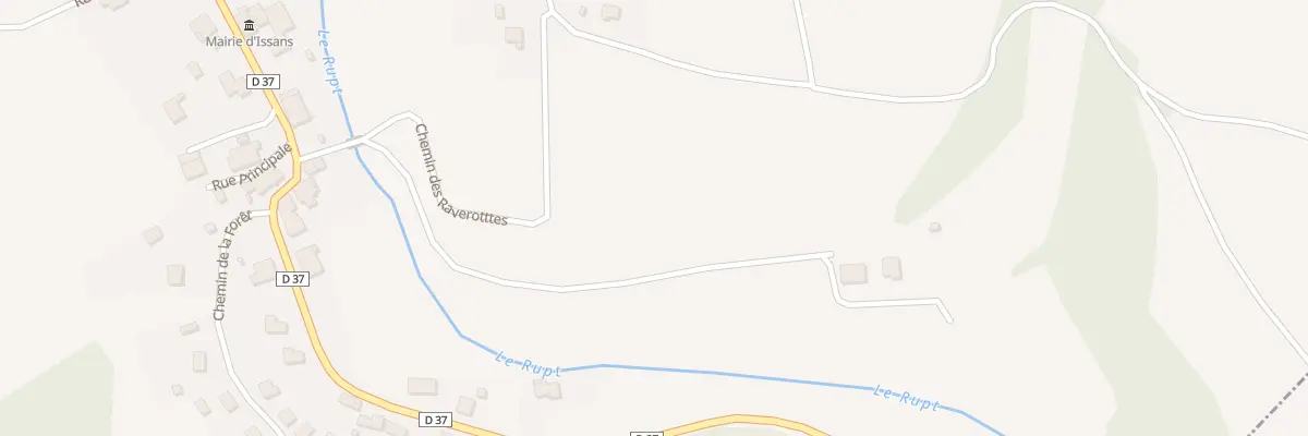 Plan du 13 Raverottes à Issans