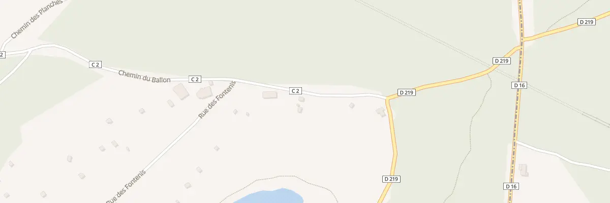 Plan du 6 Che du Ballon à Champagney