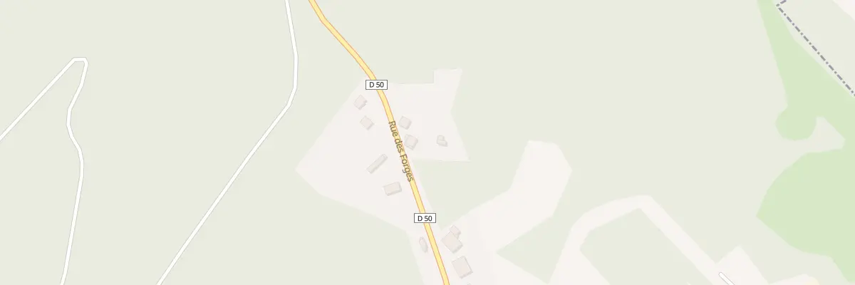 Plan du 40 Rue des Forges à Brouvelieures