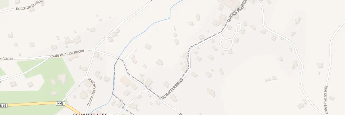 Plan du 16 Rue des Planesses à Ferdrupt