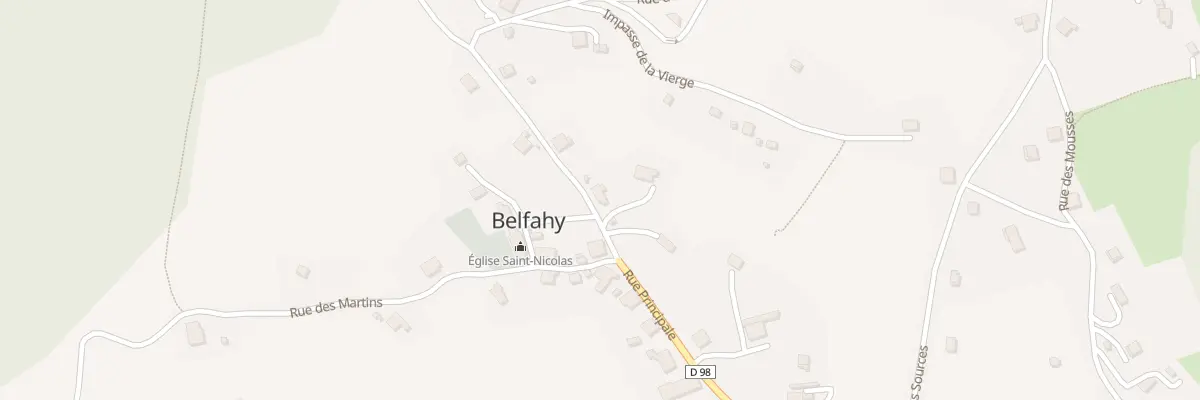 Plan du 5034 Le Plain du Haut à Belfahy