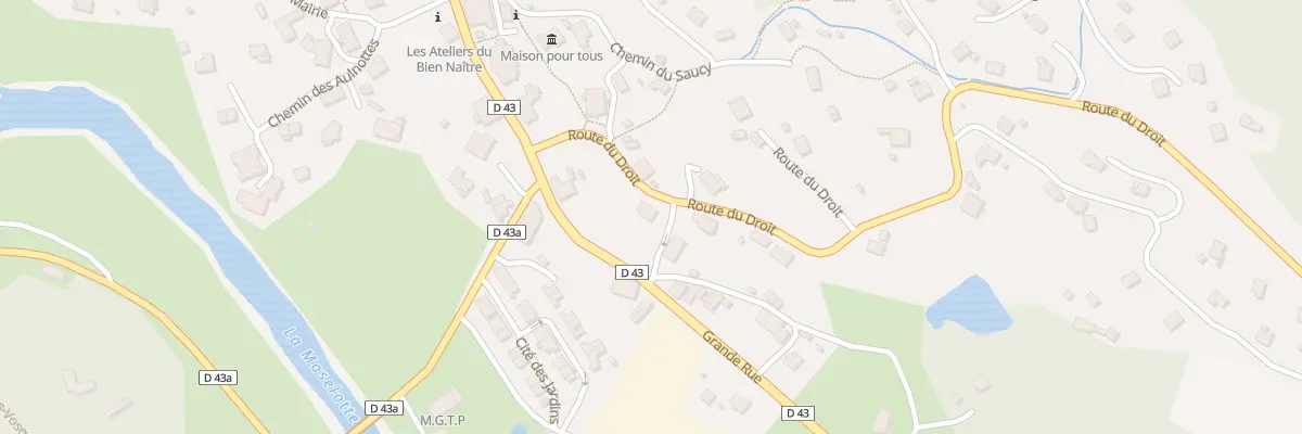 Plan du 4 Rte du Droit à Thiéfosse