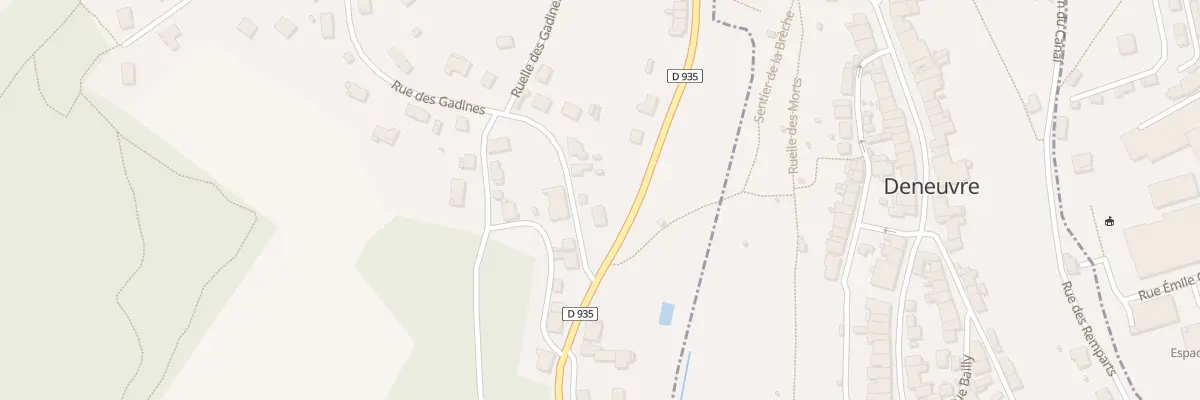 Plan du 4 Rue des Gadines à Baccarat