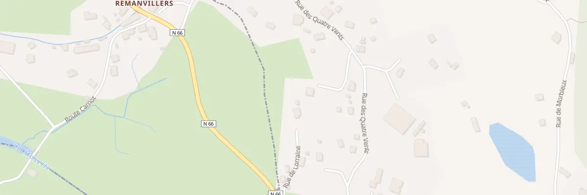 Plan du 3 Rue de Lorraine à Ramonchamp