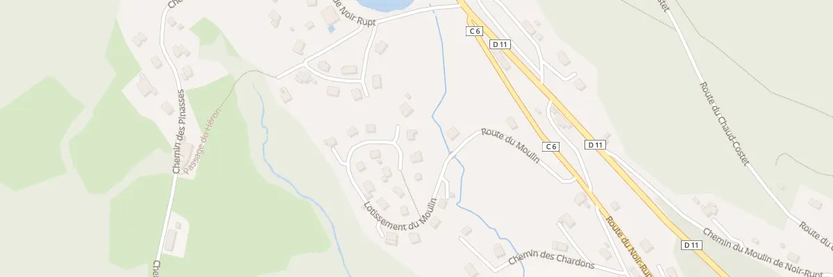 Plan du 23 Rte du Moulin au Tholy