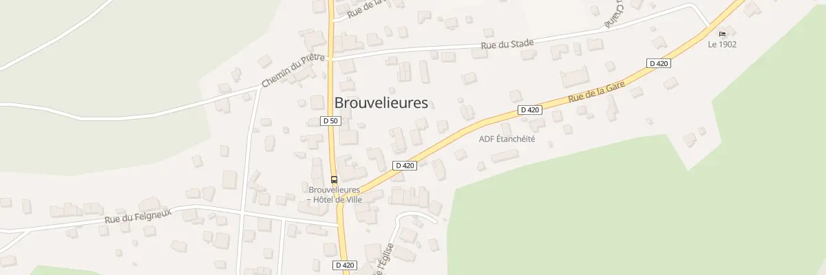 Plan du 3 Rue de la Gare à Brouvelieures