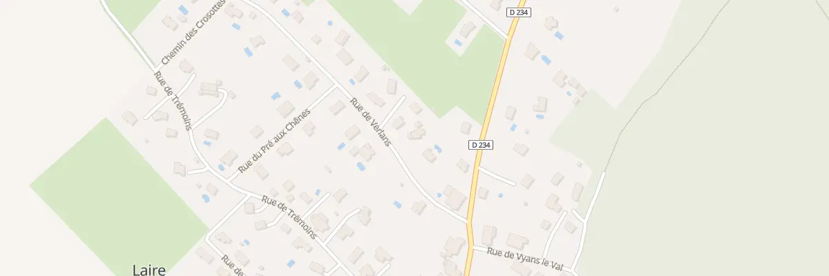 Plan du 6 Rue de Verlans à Laire
