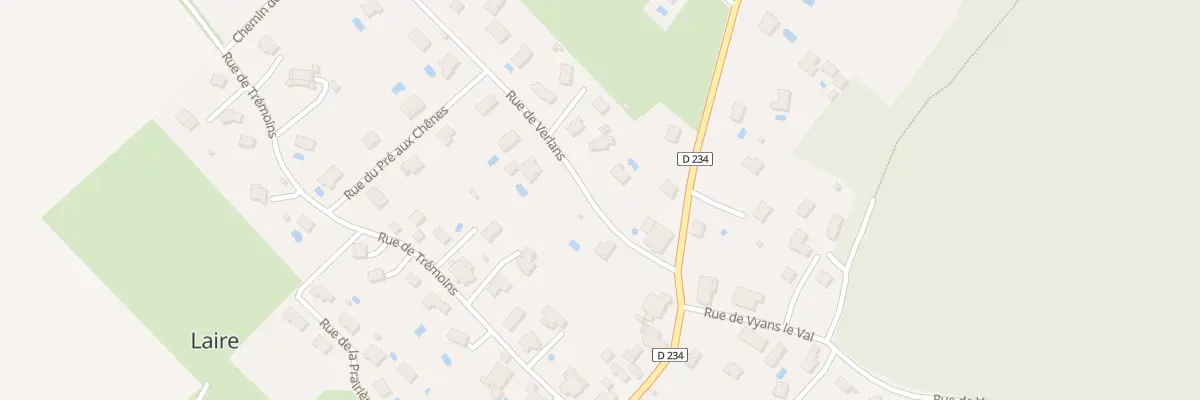 Plan du 4 Rue de Verlans à Laire