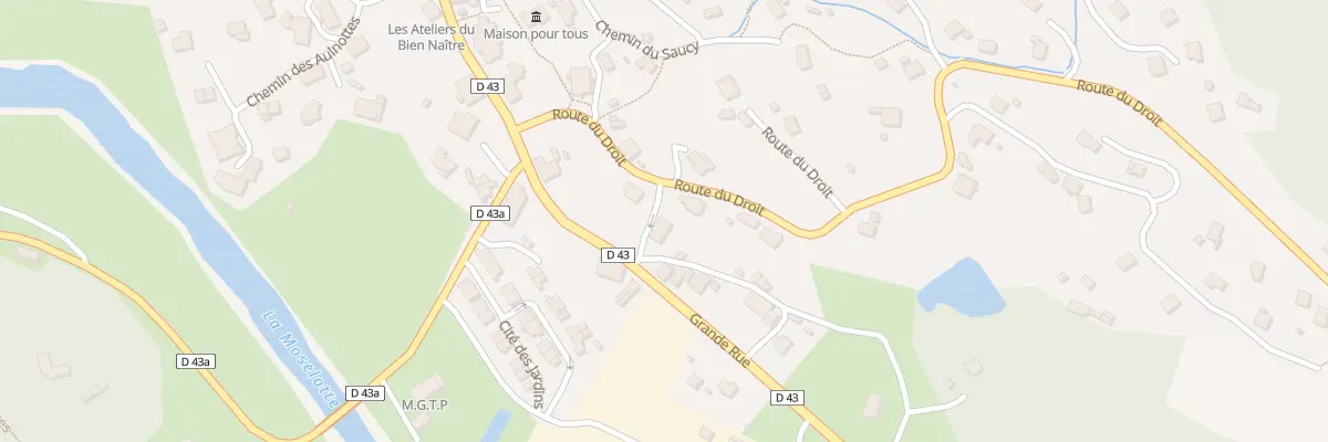 Plan du 6 Rte du Droit à Thiéfosse