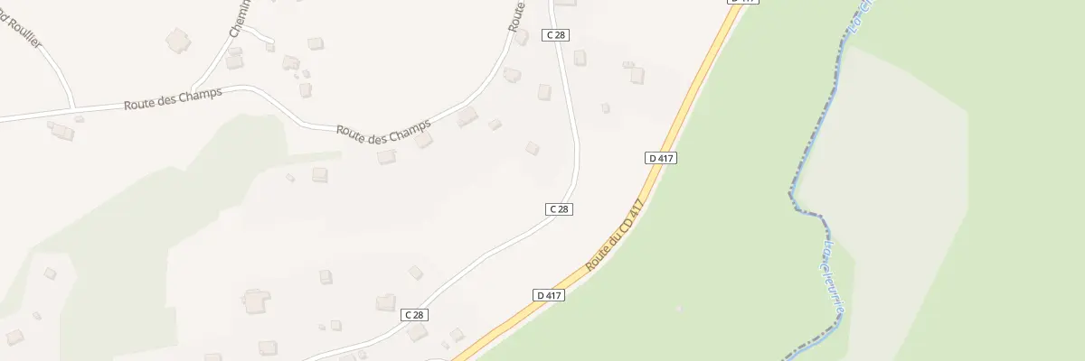 Plan du 22 Rte des Champs à La Forge