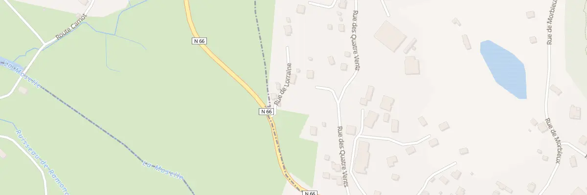 Plan du 5 Rue de Lorraine à Ramonchamp